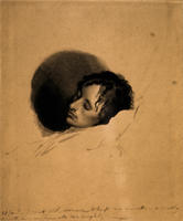 John Keats's death-bed portrait