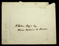 Autograph letter by H. Woodbury Parson to Harry Nelson Gay