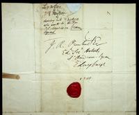 Autograph letter by Benjamin Robert Haydon to J. R. Prentice