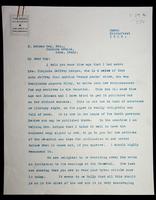 Typewritten letter by Harrison Morris to Harry Nelson Gay