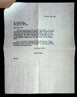 Typewritten letter by Dallas Pratt to Aileen Ward