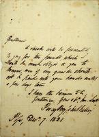 Cheque by Percy B. Shelley to Messrs Brook & Co