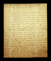 Autograph letter by Mary Shelley to Edward Trelawny