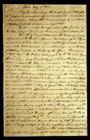 Autograph letter by Captain Daniel Roberts to John Barrow