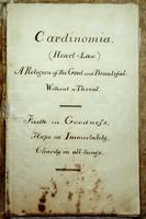 Hand-written booklet entitled Cardinomia