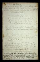 Autograph letter by Charles Hanson