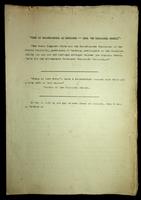 Copy of papers of Mrs Minto Elliott by Iris Origo