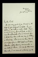 Autograph letter by Frederick Kenyon to Sir Rennell Rodd
