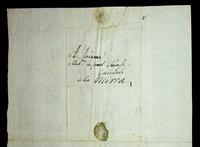 Autograph letter by Fanny Silvestrini to Countess Teresa Guiccioli