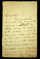Autograph letter by John Cam Hobhouse to Perry
