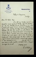Autograph letter by George Augustus Sala to Mrs. Waldo Story