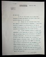 Typewritten letter by Robert Underwood Johnson to Harry Nelson Gay