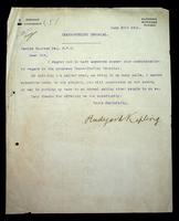 Typewritten letter by Rudyard Kipling to Harold Boulton